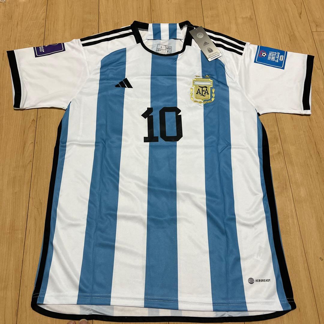 adidas アルゼンチン代表 メッシ 10番 Lサイズ