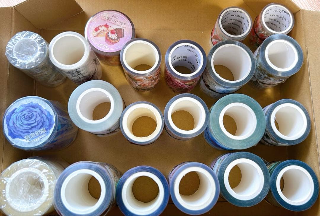 海外マステ　21巻まとめ売り　花装飾