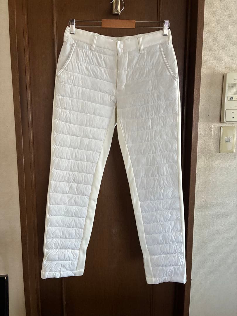 我*管様 ビームスゴルフホワイト中綿パンツウォッシャブル