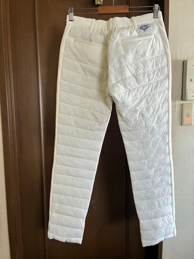 我*管様 ビームスゴルフホワイト中綿パンツウォッシャブル