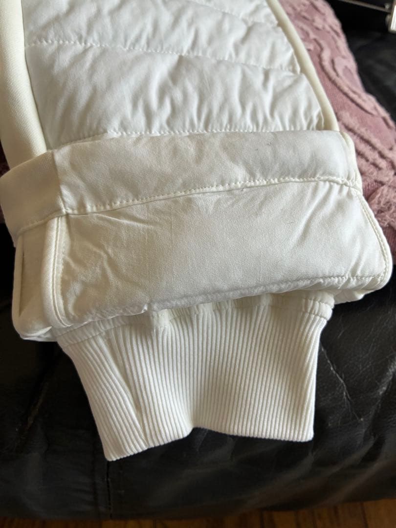 我*管様 ビームスゴルフホワイト中綿パンツウォッシャブル