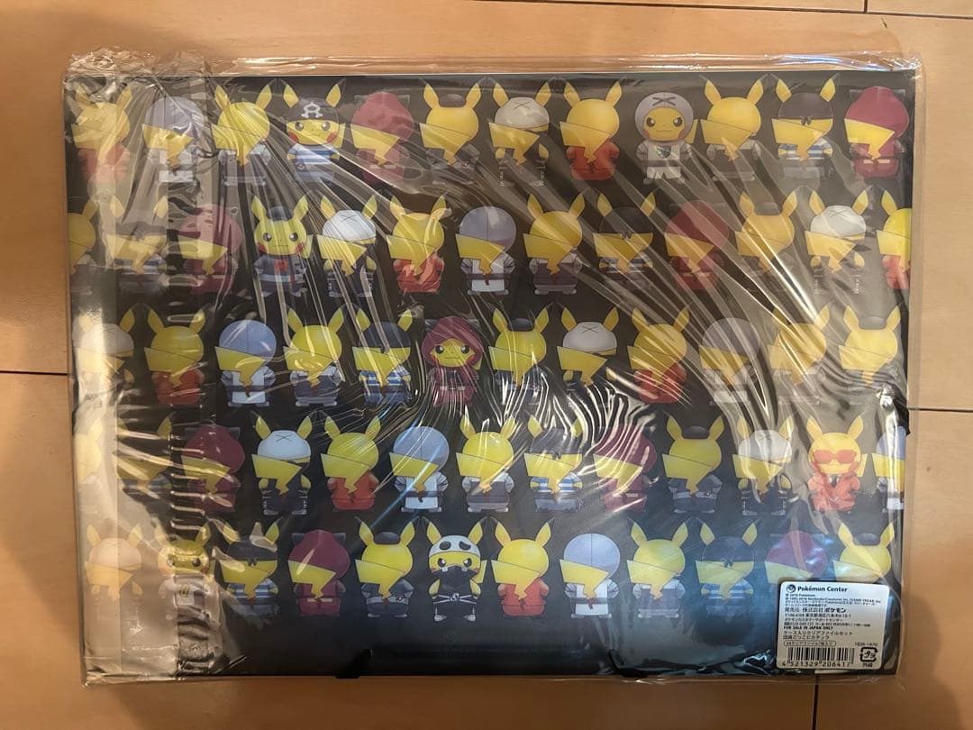 【未開封】団員ごっこピカチュウ ケース入りクリアファイルセット A4