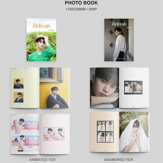 INFINITE L エル ミョンス◎フォトブック 写真集 Refresh 2種