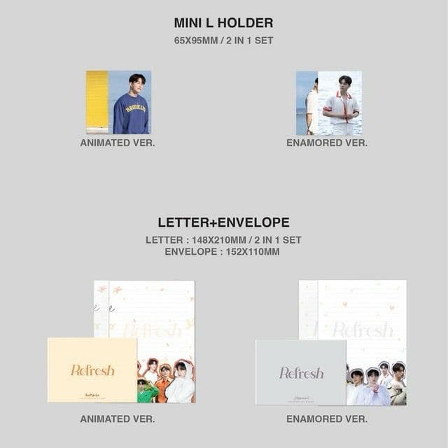 INFINITE L エル ミョンス◎フォトブック 写真集 Refresh 2種