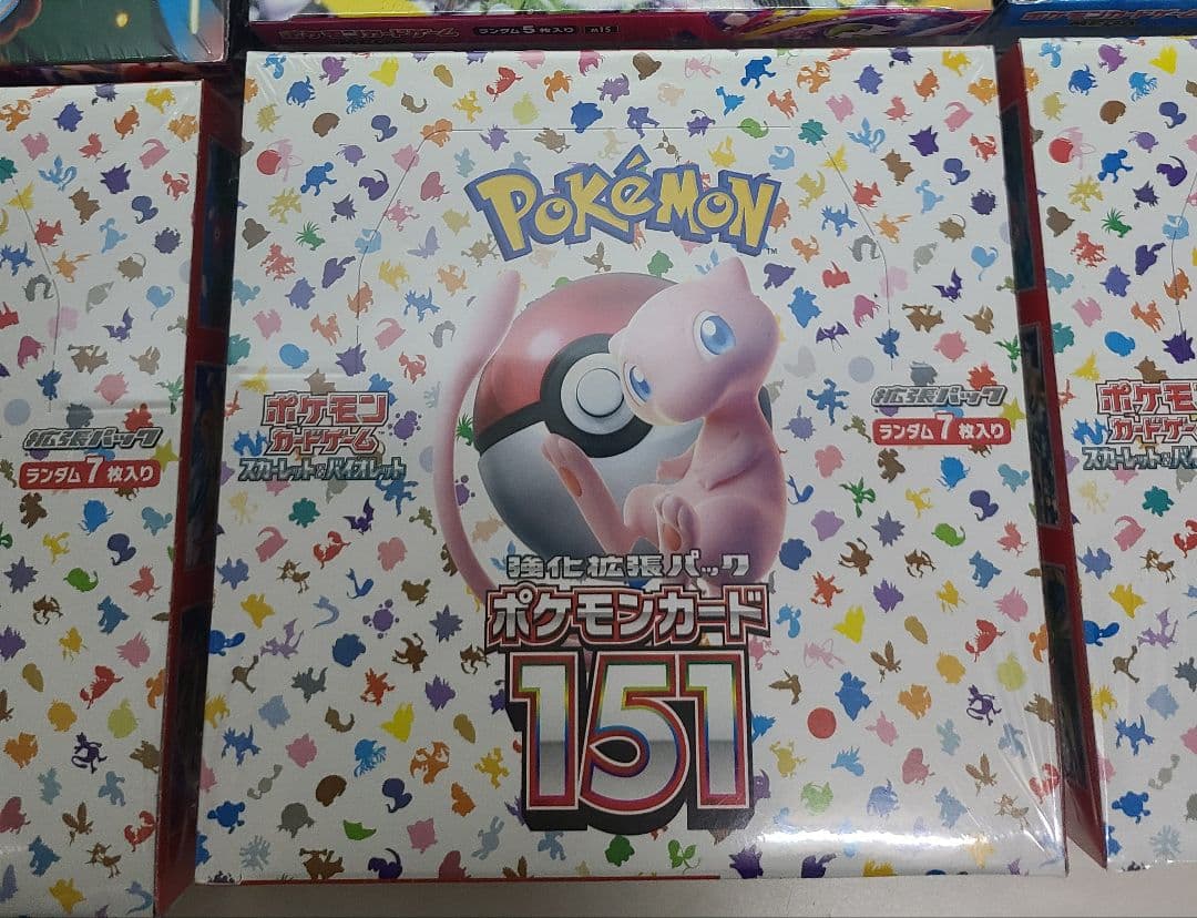 [新品シュリンク付]　151　3BOX　未開封　ポケモンカード　3箱