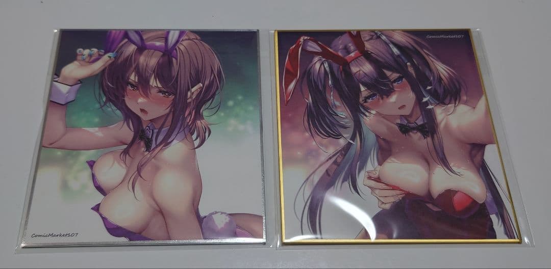 ピロ水 c107 会場限定 さゆみ 詩夢 ミニ色紙 アマカノ3 2点セット