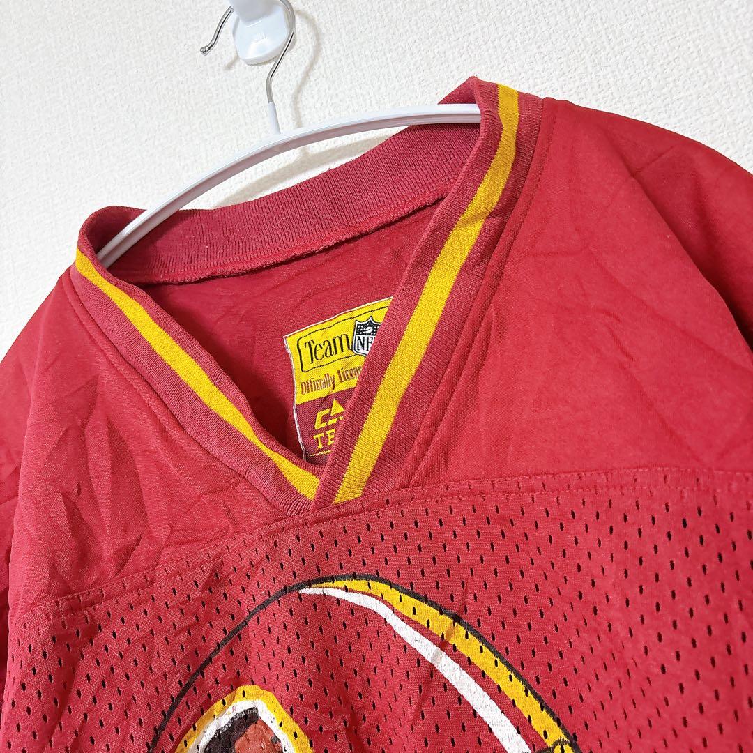 希少 90s NFL ワシントン レッドスキンズ メッシュジャージ CAMPRI