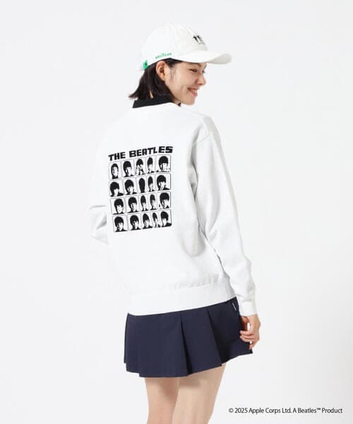 The BEATLES ×Jack Bunny!!クルーネックニットプルオーバー