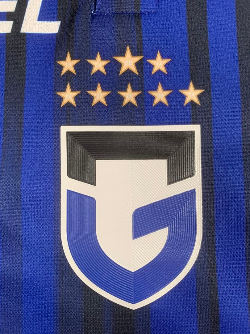 hummel ガンバ大阪2025 半袖　レプリカユニフォーム　青×黒　O-OX