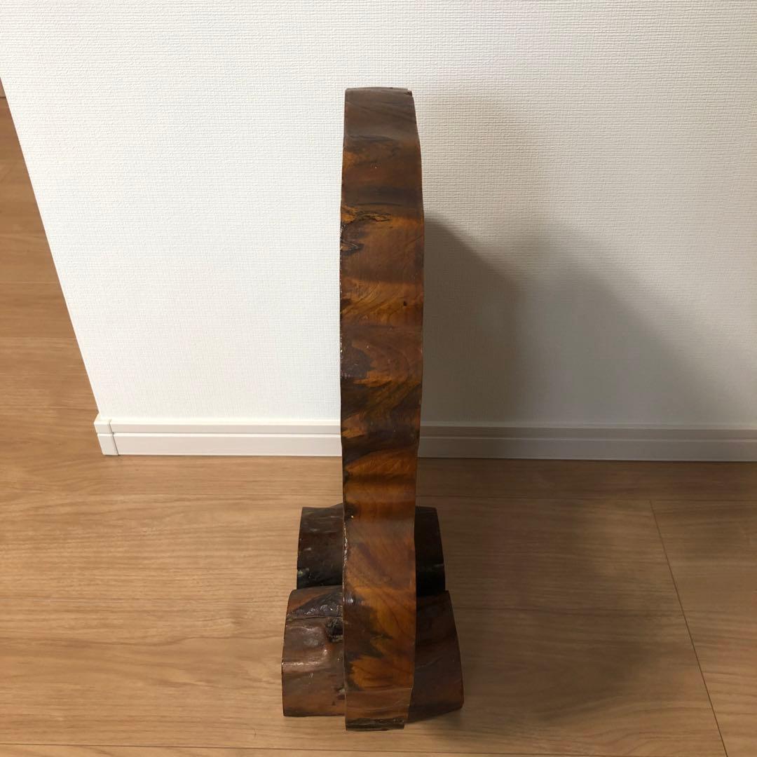 衝立　自然木一枚板の衝立　置物　骨董品