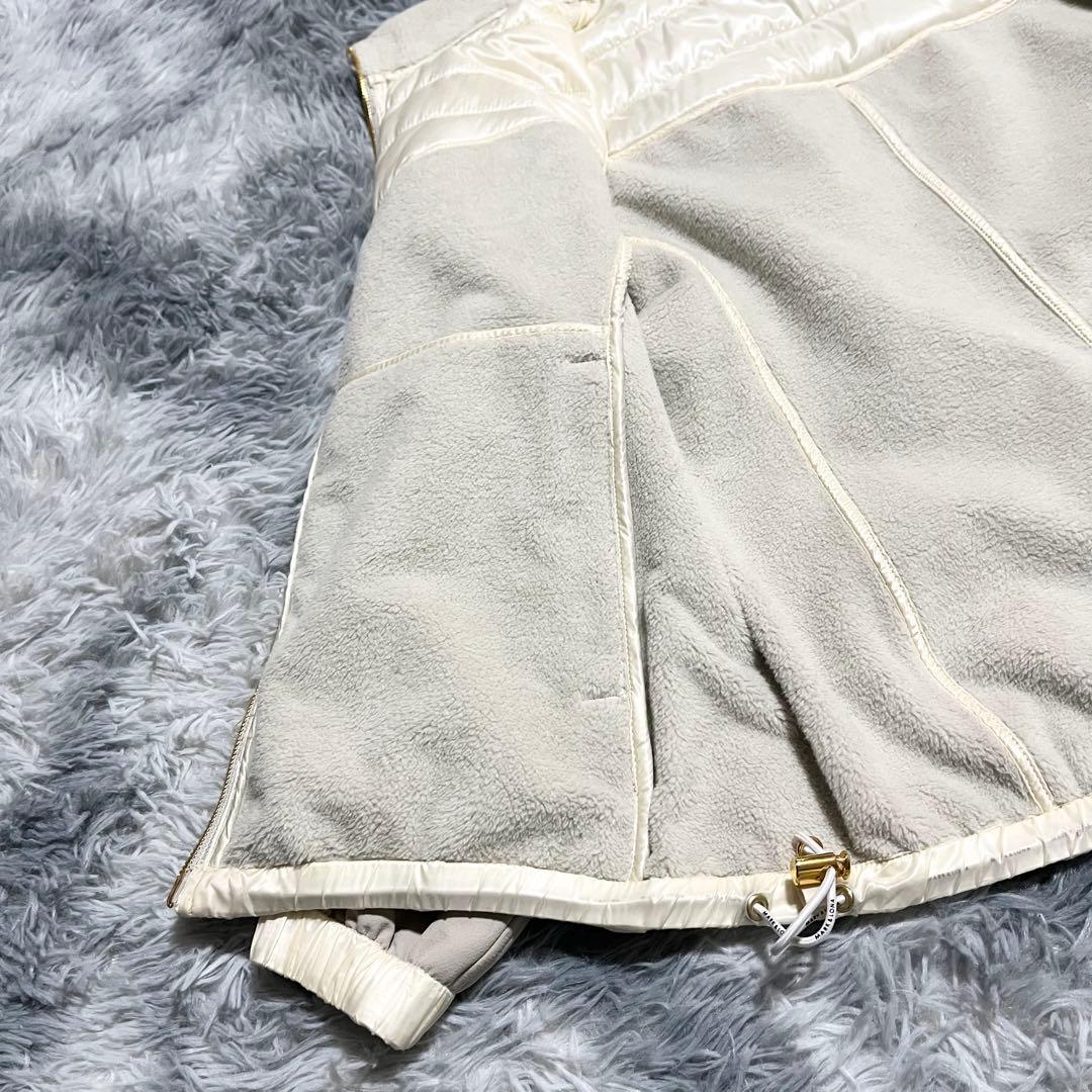 MARK&LONA 中綿フリースジャケット　ナイロン　切替　ブルゾン　38