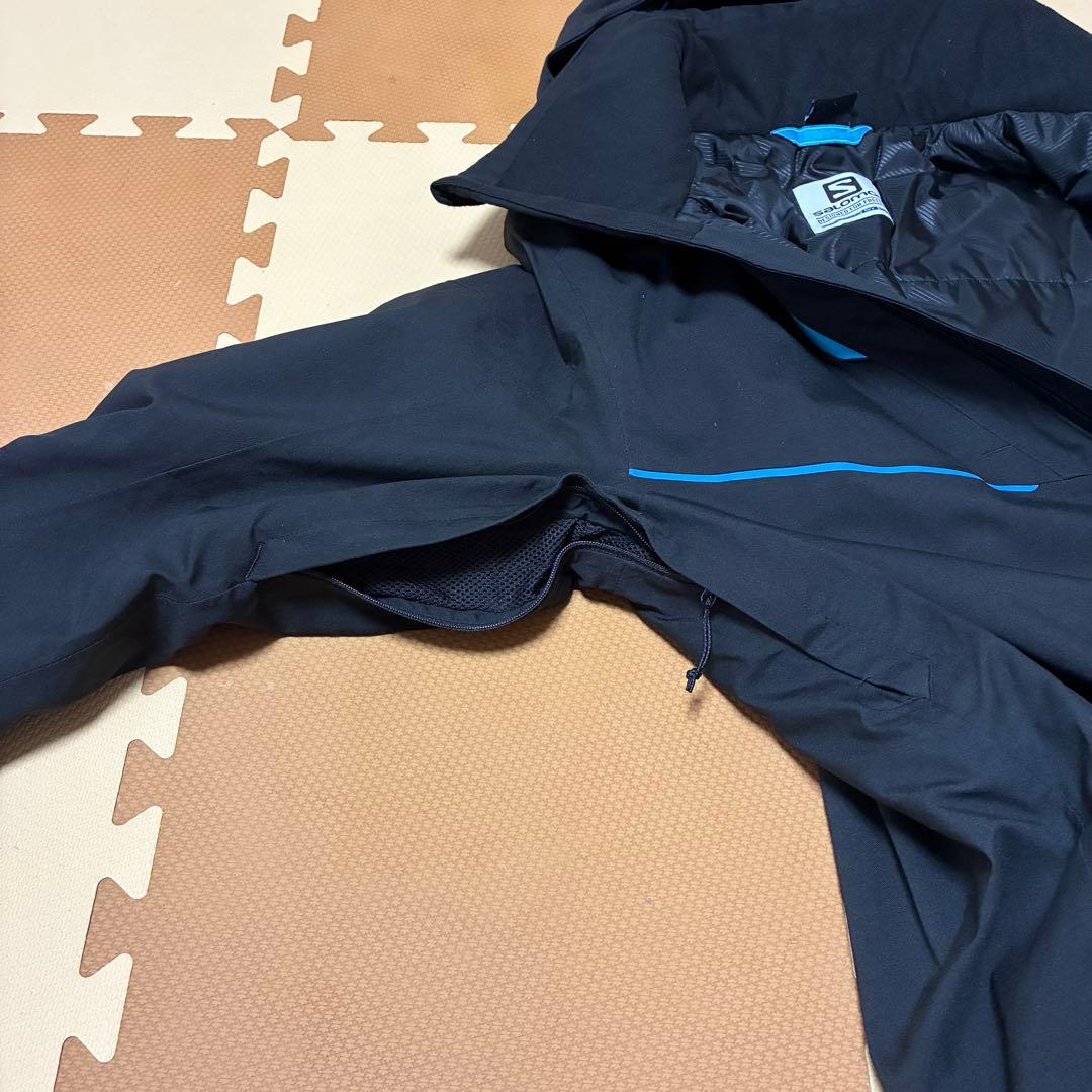 salomon スキーウェア M ブラック/ブルー