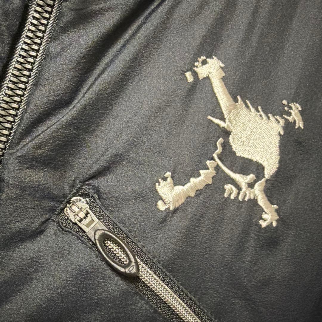 オークリー　ゴルフ　スカル　ダウンジャケット　ブラック　M