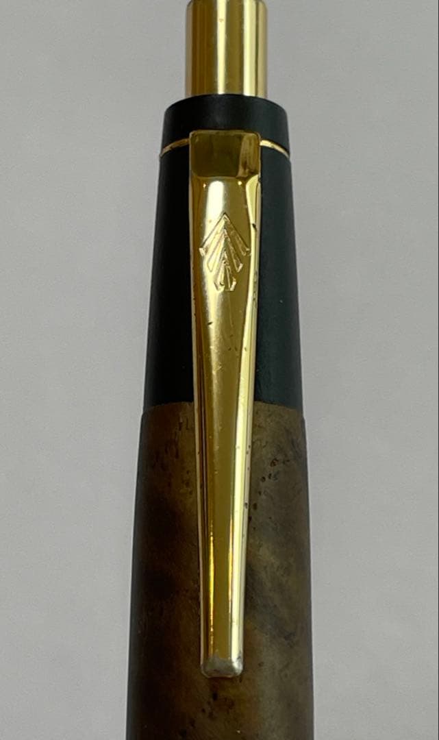 野原工芸 栗上杢 ゴールド金具 シャーペン