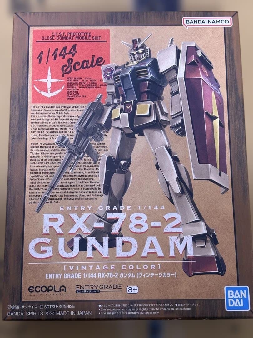 RX-78-2 ガンダム 1/144 ガンプラ ヴィンテージカラー 未組立