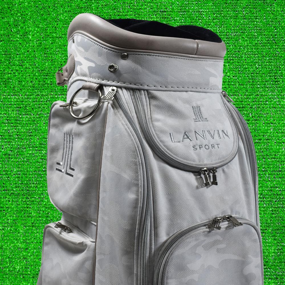 LANVIN SPORT ランバン ゴルフ キャディバッグ９型【ホワイト】中古！