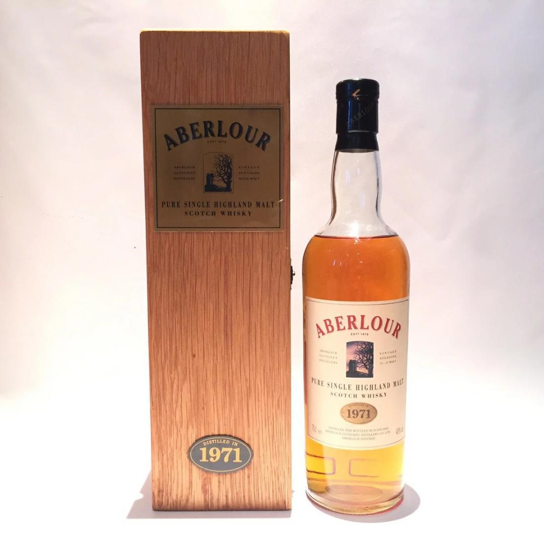 オールドボトル アベラワー1971 スコッチウイスキー 木箱入り 700ml