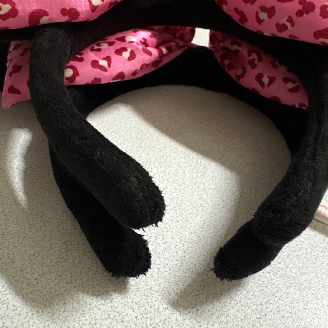 【大人気♡レア】カチューシャ ミニー ヒョウ柄 レオパード ピンク 2つセット