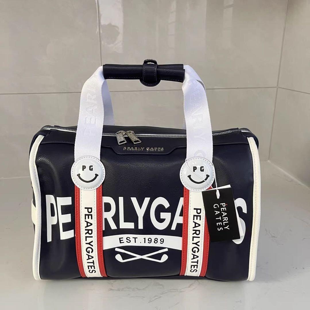 PEARLY GATES キャディバッグ ネイビー/ホワイト