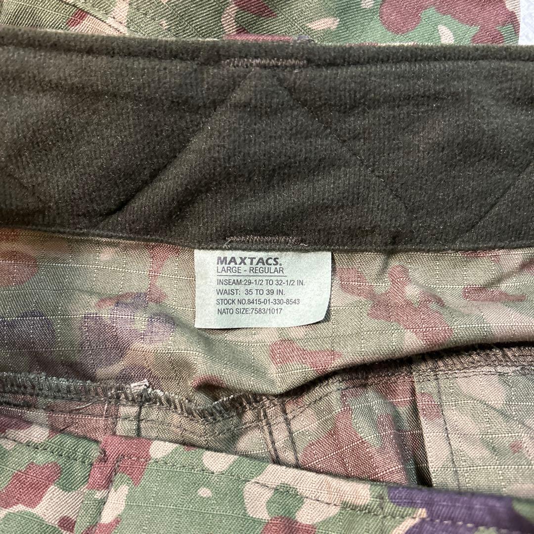 陸自迷彩　戦闘服　コンバットシャツ3型　MAXTACSコンバットパンツG4