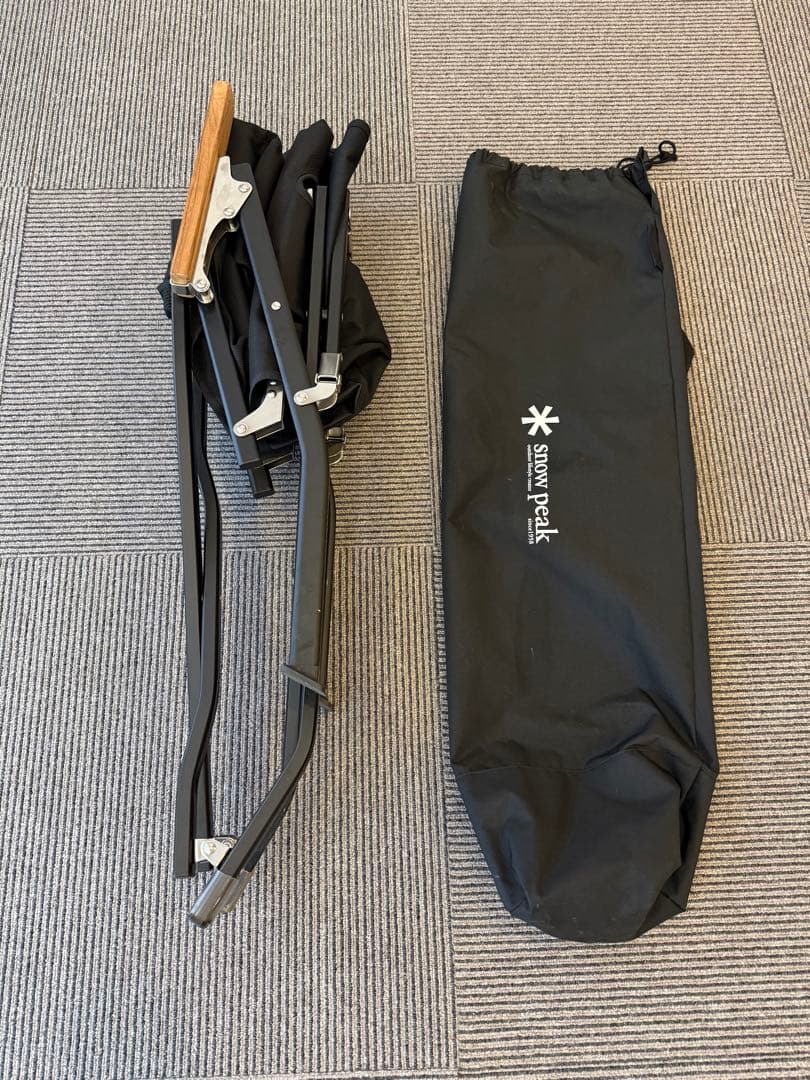 スノーピーク雪峰祭2022春限定 ローチェアショートブラック / FES-193