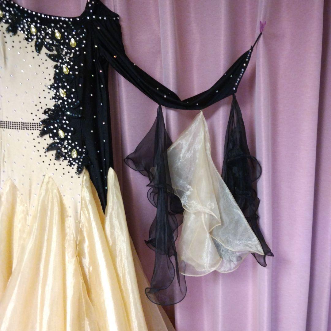 社交ダンス ドレス ビジュー付き Ｌサイズ