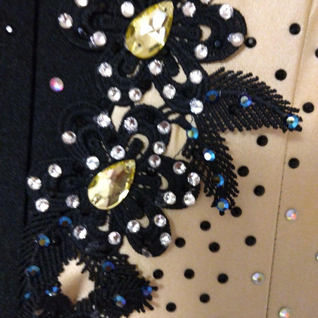 社交ダンス ドレス ビジュー付き Ｌサイズ