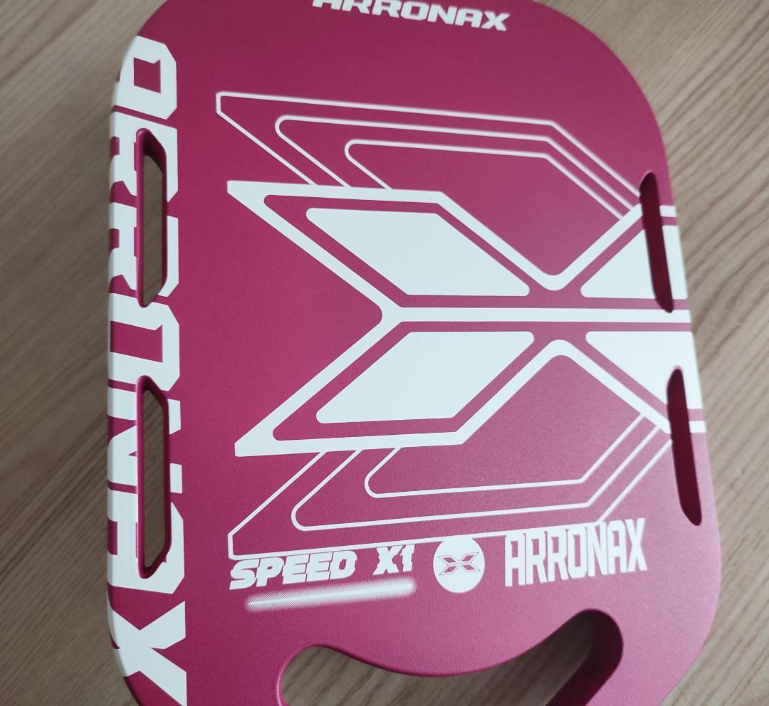 ARRONAX SPEED X1 ピックルボール パドル エッジレス レッド 白