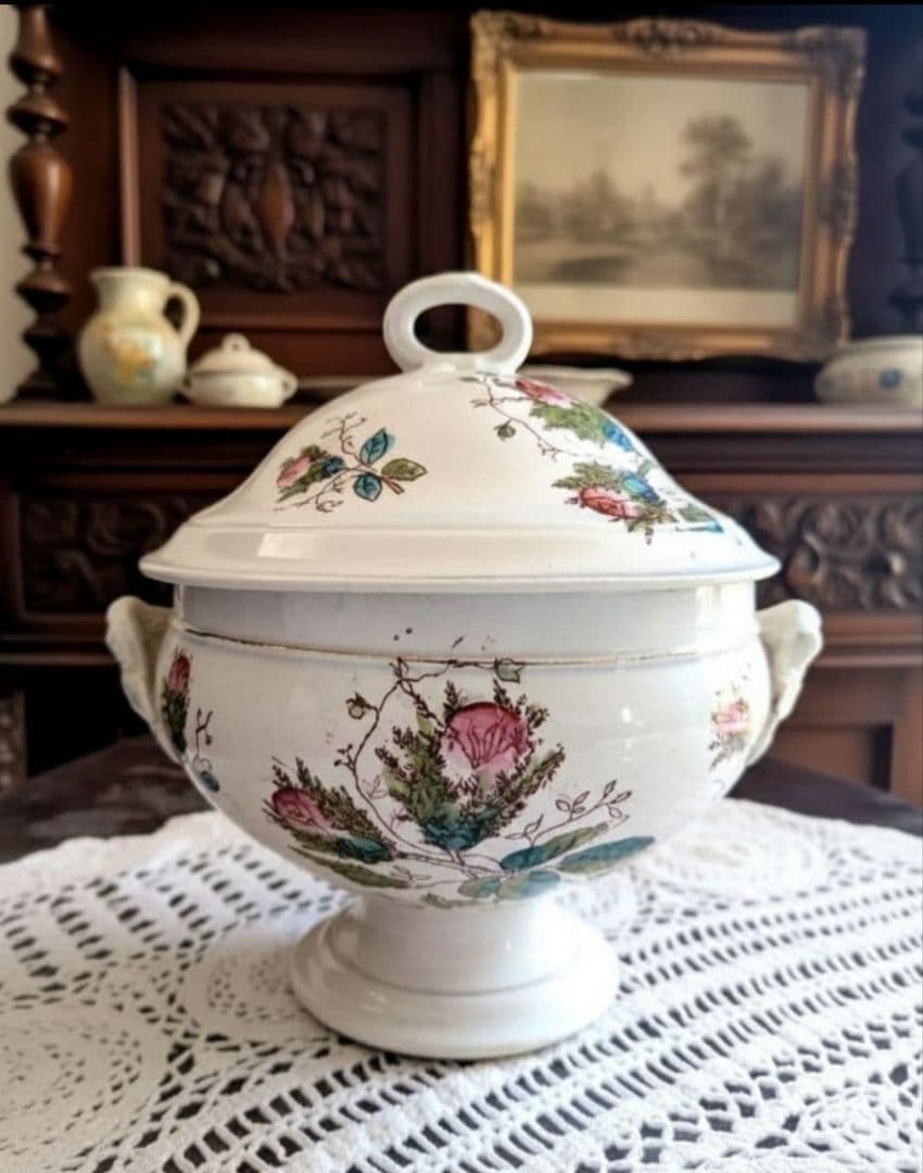 フランスアンティーク ショワジールロワ窯 スーピエール