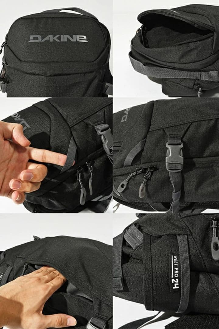 新品27500円DAKINE HELI-PLO24L 黒バックパック　リュック
