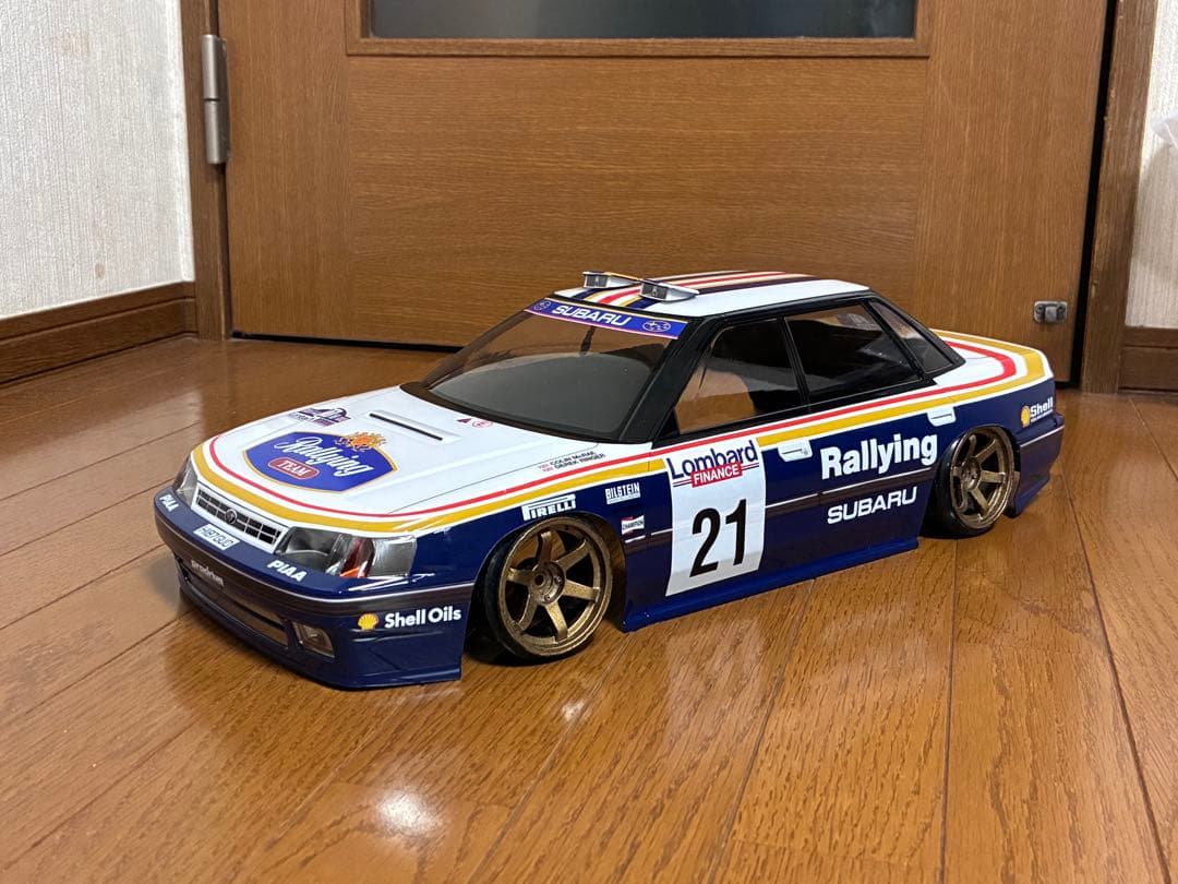 ABCホビー　レガシィ　ラリー仕様　ラジコンボディ