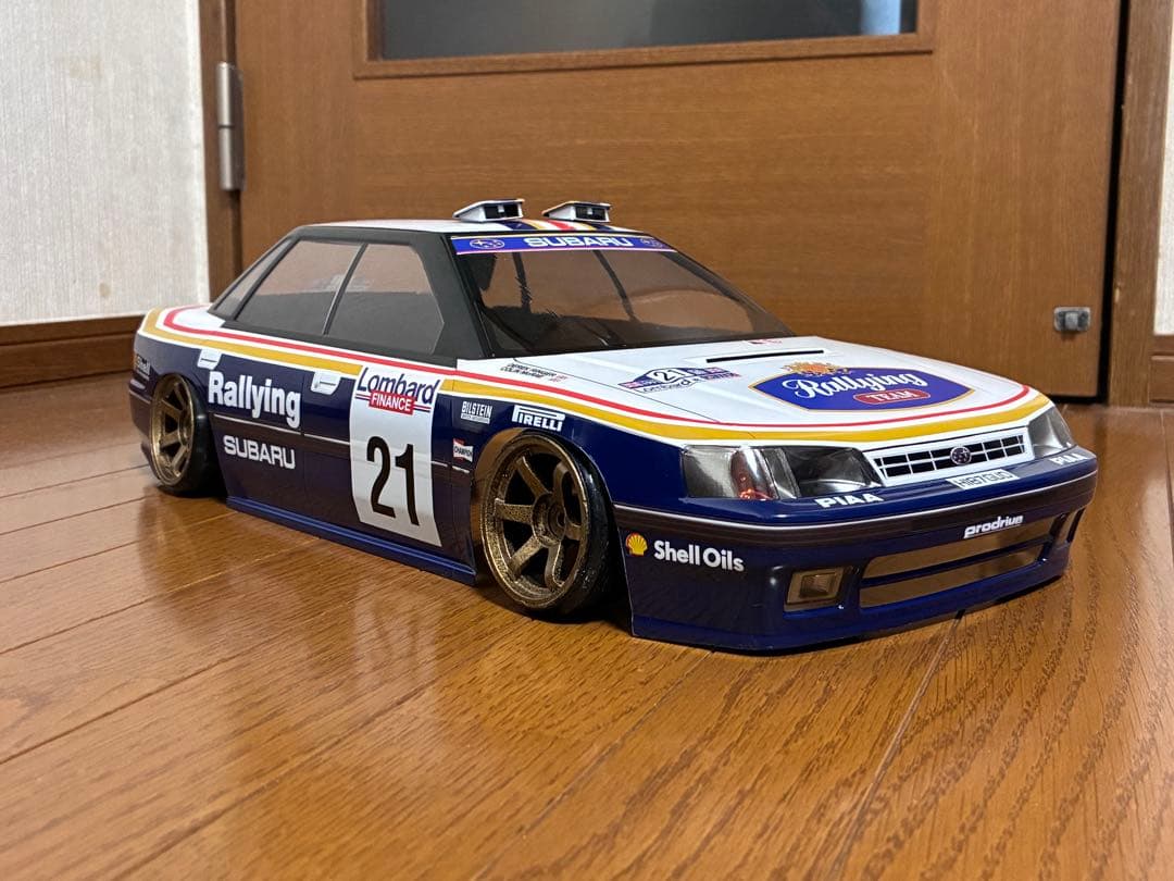 ABCホビー　レガシィ　ラリー仕様　ラジコンボディ