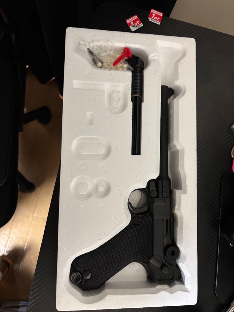 タナカワークス　ルガーp08 6インチ　ヘビーウェイト樹脂　GBB 美品