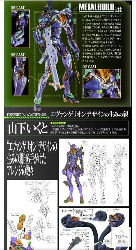 【完全未開封】エヴァンゲリオン　メタルビルド　初号機＆弐号機
