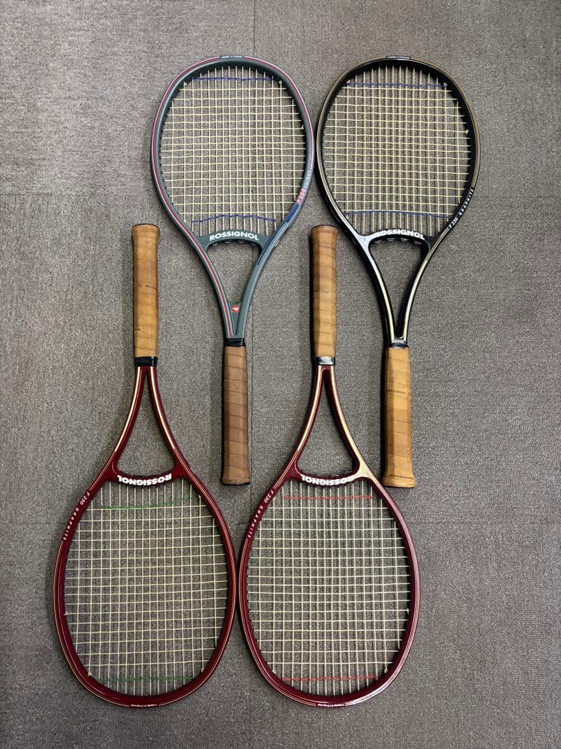 ROSSIGNOL テニスラケット 4本セット