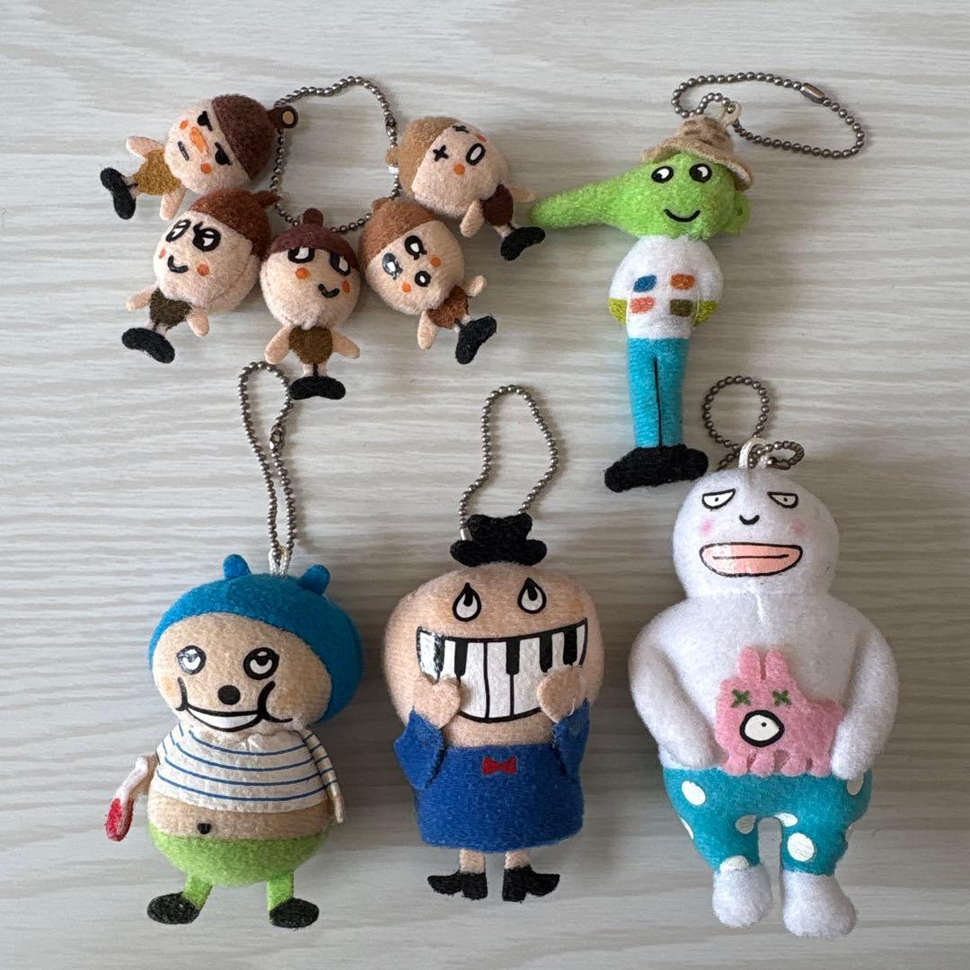 でこぼこフレンズ ぬいぐるみ マスコット キーホルダー 11点セット レトロ