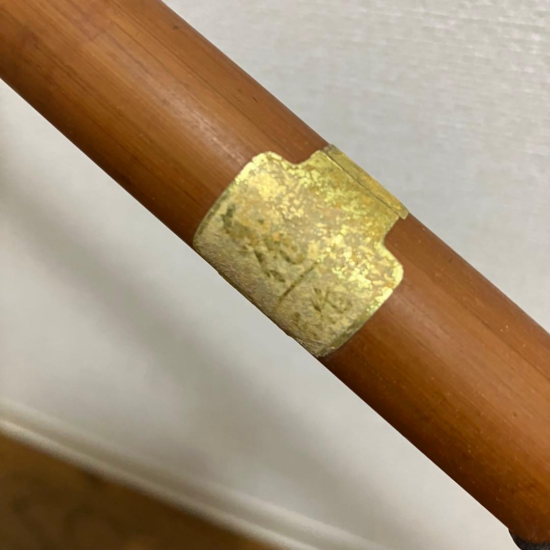 ヤマメ　渓流竿　いなり町　東作　江戸和竿　15.4尺　5本継　金ラベル