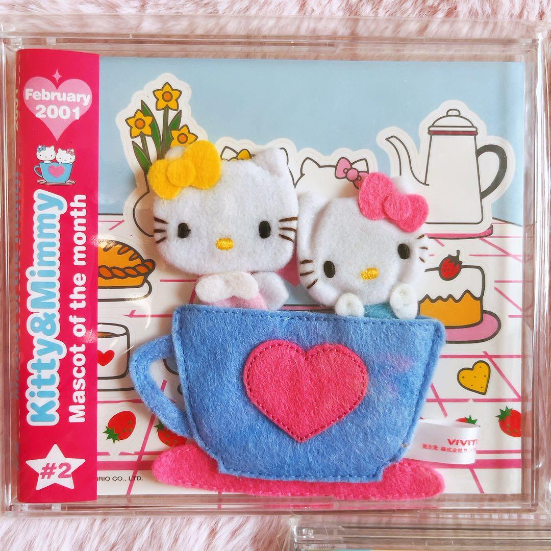 希少レア　ハローキティ　マグネットマスコット　2001 vivitex サンリオ