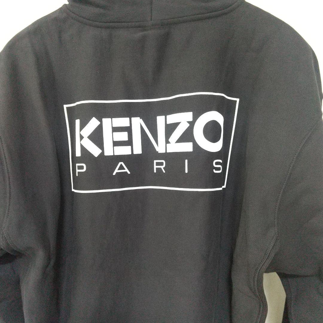 KENZO　パーカー　黒　L　フーディ　新品未使用　タグ付き