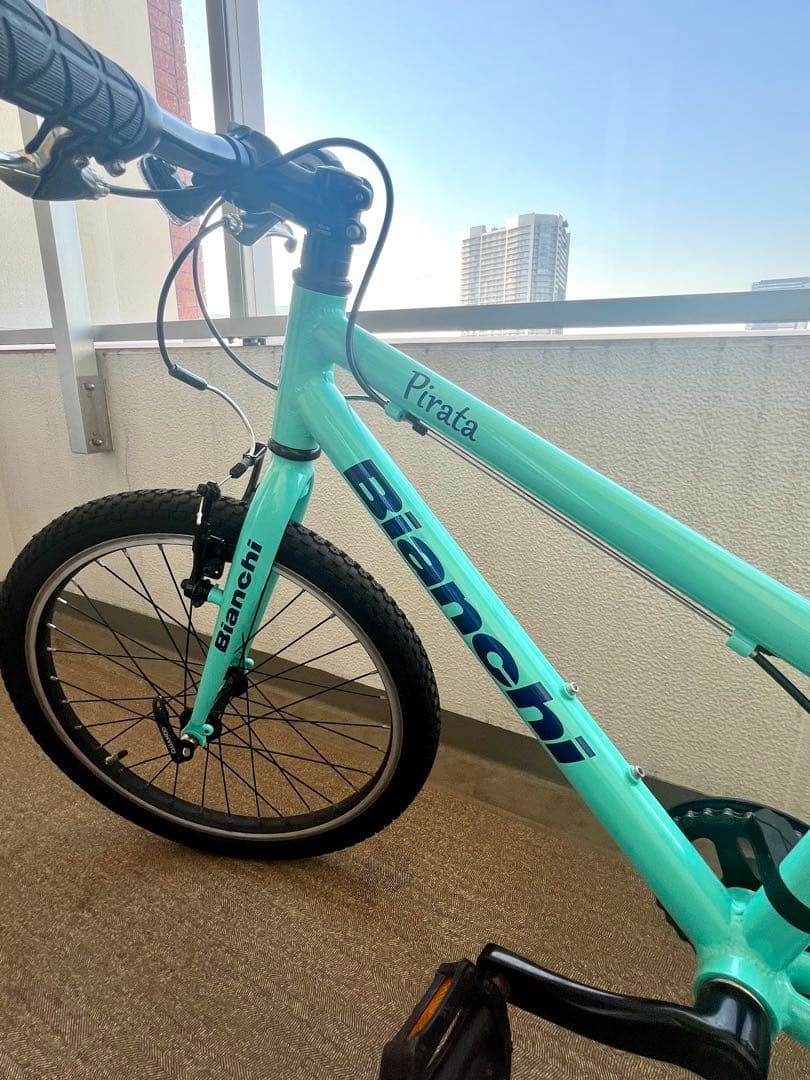 落としのサイトウ⭐︎Bianchi Pirata 20インチ キッズ自転車