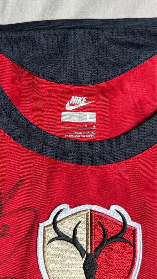 鹿島アントラーズ 黄金期 メンバー 06/07 サイン入り ホーム ユニフォーム