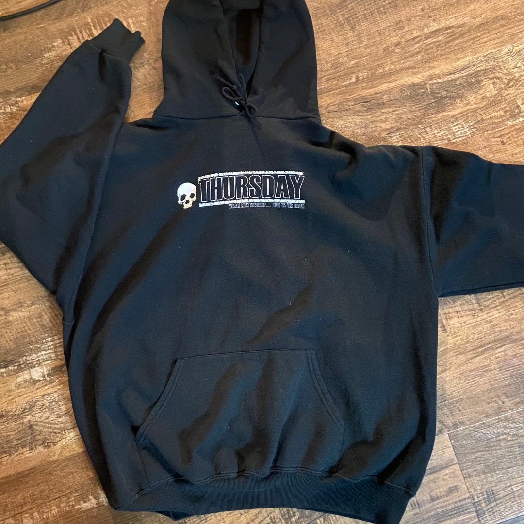THURSDAY - Full Collapse スカルデザイン フーディー