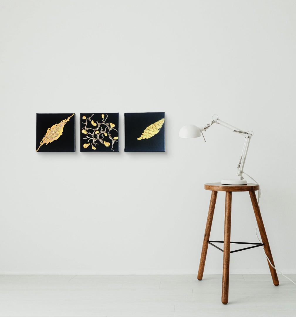 ビッグバンⅡ / テクスチャーアート 18×18㎝ S0 原画1点のみ モダン