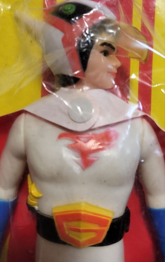 《ガッチャマンII》超レア未開封【大鷲の健】ポピー ソフビ約22cm 昭和レトロ