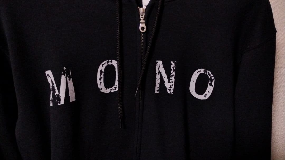 新品 レア バンド MONO ZIP パーカー XL グッズ envy toe