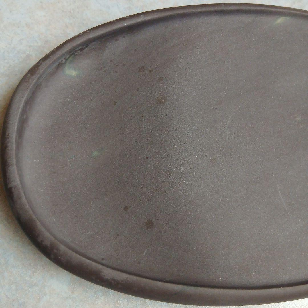 端渓硯 上麻子坑 楕円型 6吋