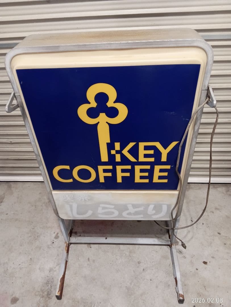 KEY COFFEE 看板　昭和レトロ