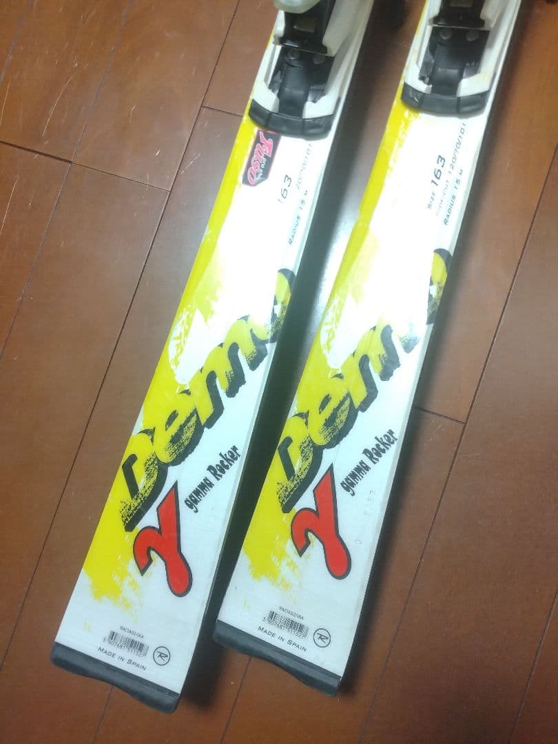 【ROSSIGNOL☆】163cm　スキー板セット☆　送料無料！