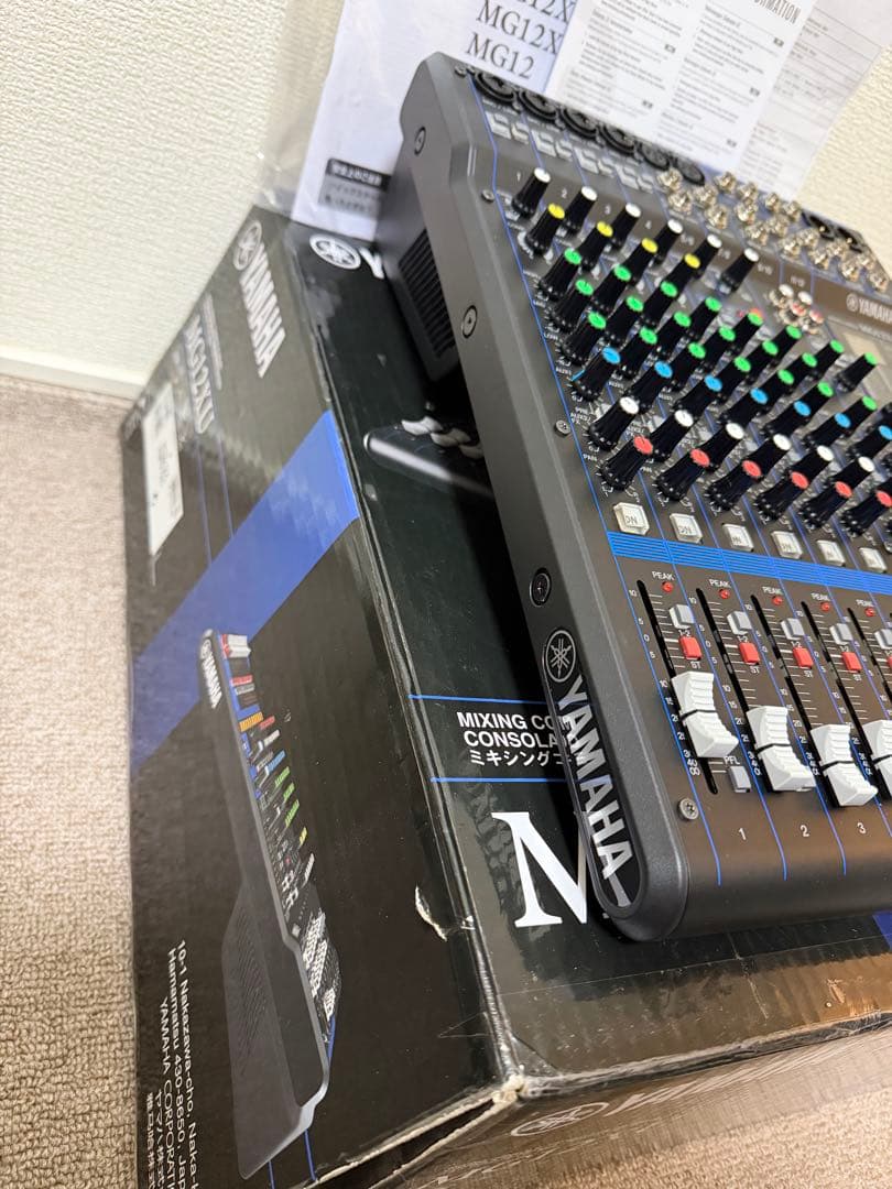 美品! YAMAHA MG12XU 箱付き ミキサーミキシングコンソール