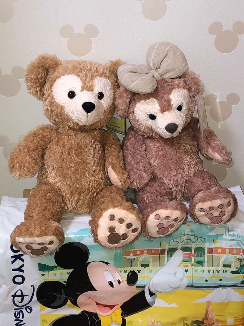ダッフィー＆シェリーメイぬいぐるみ